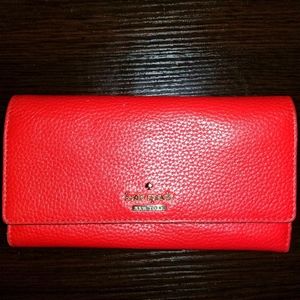 Red Kate Spade wallet